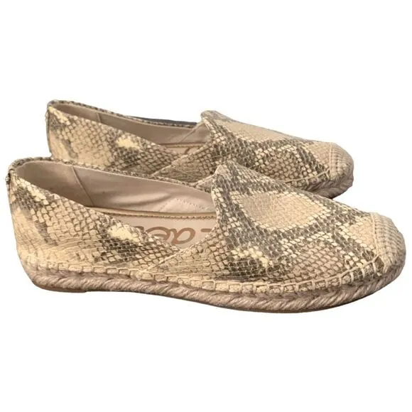 Sam Edelman Kesia Leather Espadrille Flats