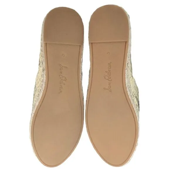 Sam Edelman Kesia Leather Espadrille Flats