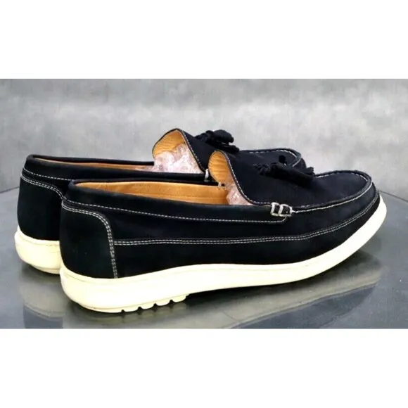 Sandro Moscoloni Vineyard Men's Tassel Loafers Casual Shoes Size 11 D Leather