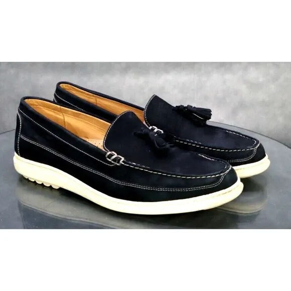 Sandro Moscoloni Vineyard Men's Tassel Loafers Casual Shoes Size 11 D Leather