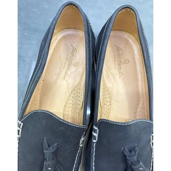 Sandro Moscoloni Vineyard Men's Tassel Loafers Casual Shoes Size 11 D Leather