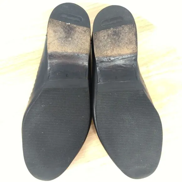 Santoni “Aspen” Genuine Lizard Tassel Dress Loafers Black Leather Men’s Sz 9 D
