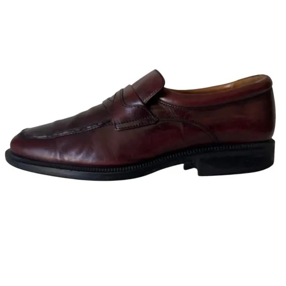 Santori 1930 Men's Brown Leather Loafers in Size 43