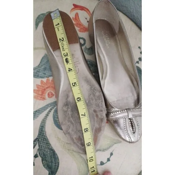 Sarah Chofakian Gold metallic flats EUR 37 UK 4.5 US 6.5
