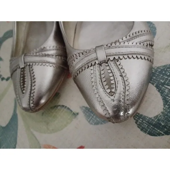 Sarah Chofakian Gold metallic flats EUR 37 UK 4.5 US 6.5