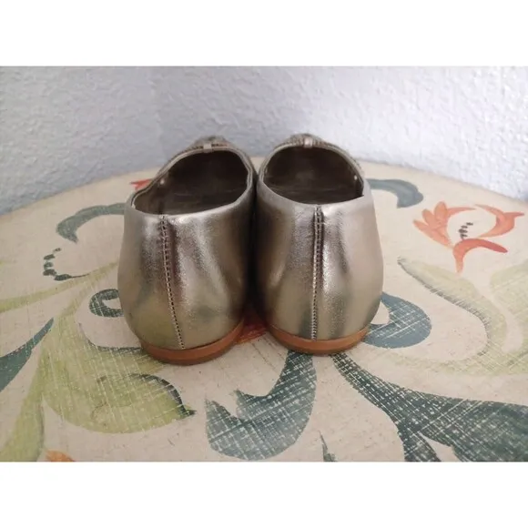 Sarah Chofakian Gold metallic flats EUR 37 UK 4.5 US 6.5