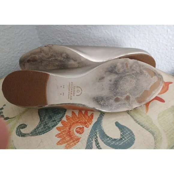 Sarah Chofakian Gold metallic flats EUR 37 UK 4.5 US 6.5