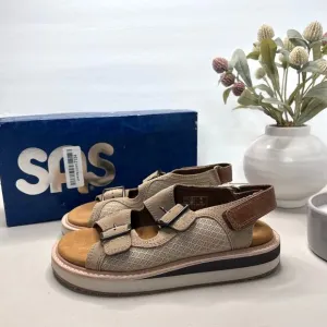 SAS Conga Heel Strap Sandals Adjustable Strap Women's 6.5 W NWB