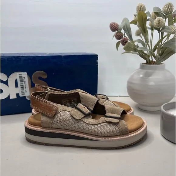 SAS Conga Heel Strap Sandals Adjustable Strap Women's 6.5 W NWB