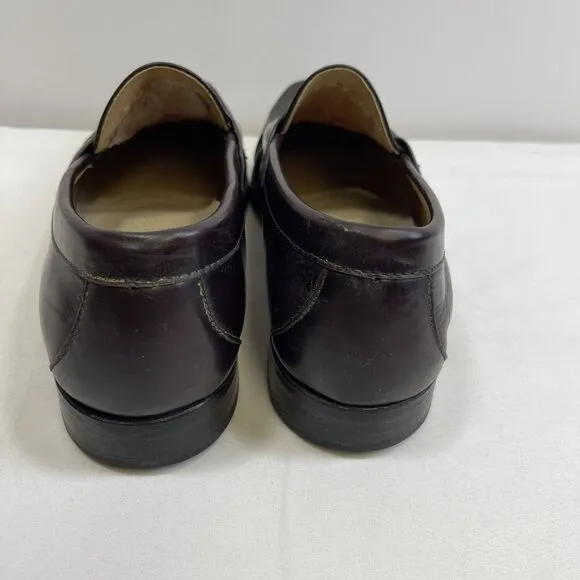 SAS Leather Penny Loafers Men's 11 Brown Pinch Apron Round Toe Slip On Shoes