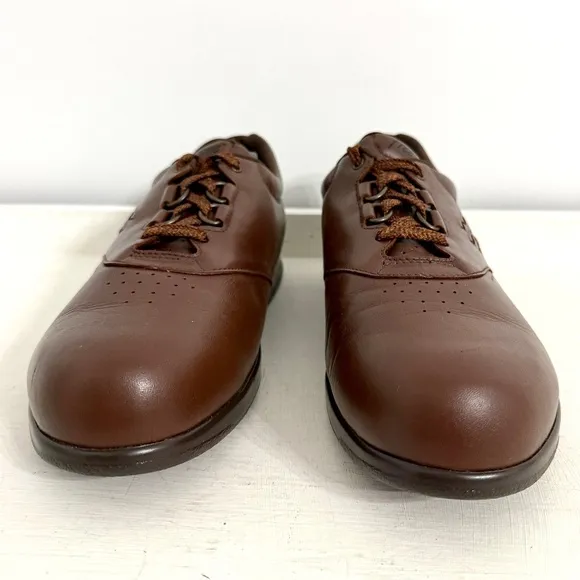 SAS Teak Freetime Leather Lace Up Comfort Walking Shoes Loafers Womens Size 11.5