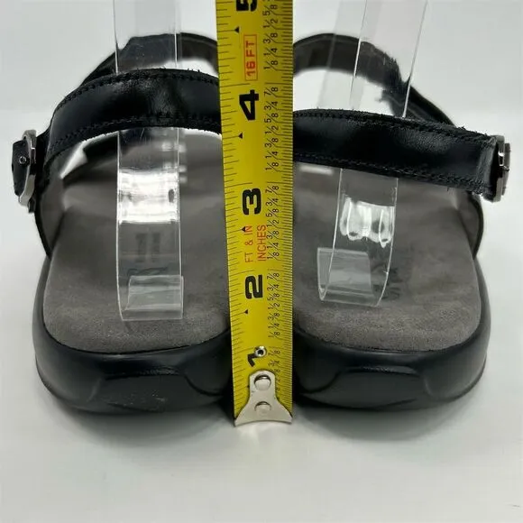 SAS Women's Nudu Midnight Black Slingback Sandals Size 11 Slim Casual Summer