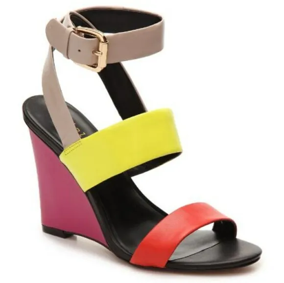 Sassy Wedge Sandals by Nicole Miller