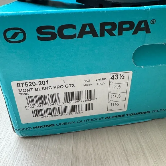 Scarpa Men's Mont Blanc Pro GTX Mountaineering Boots
