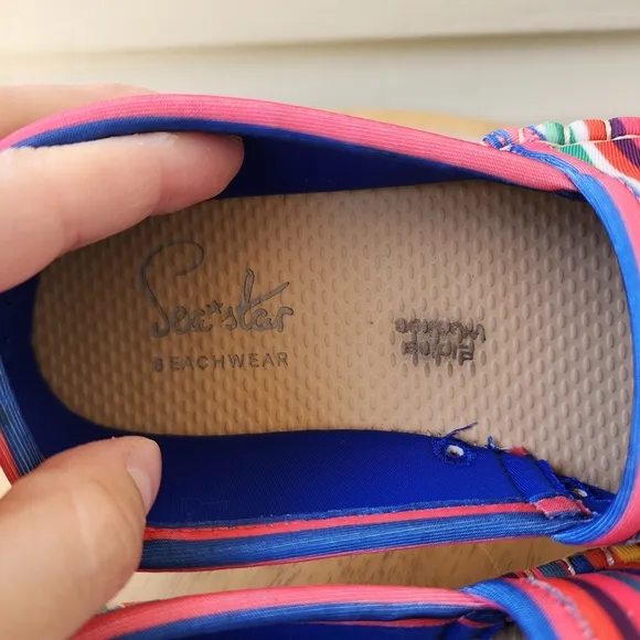 Sea Star women's Candy multicolor striped espadriles flats