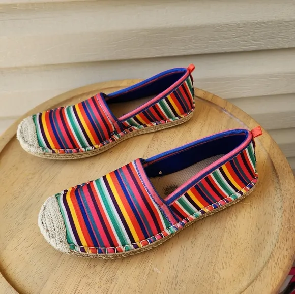 Sea Star women's Candy multicolor striped espadriles flats