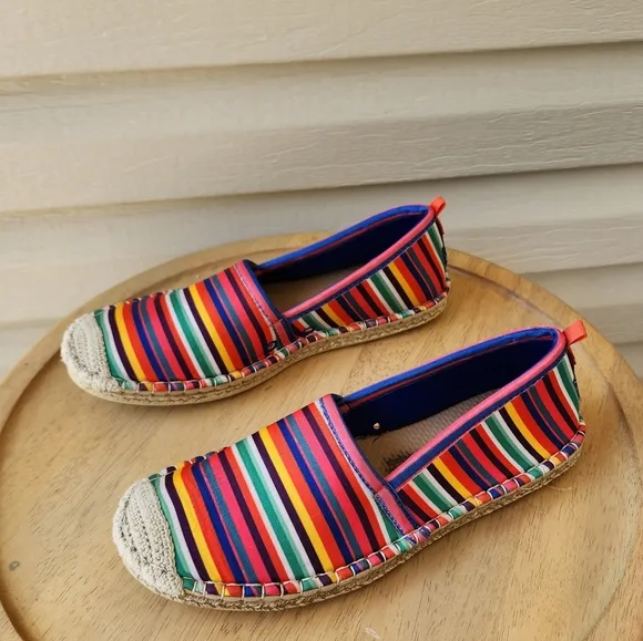 Sea Star women's Candy multicolor striped espadriles flats
