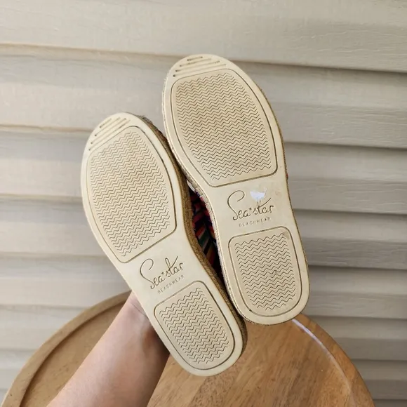Sea Star women's Candy multicolor striped espadriles flats