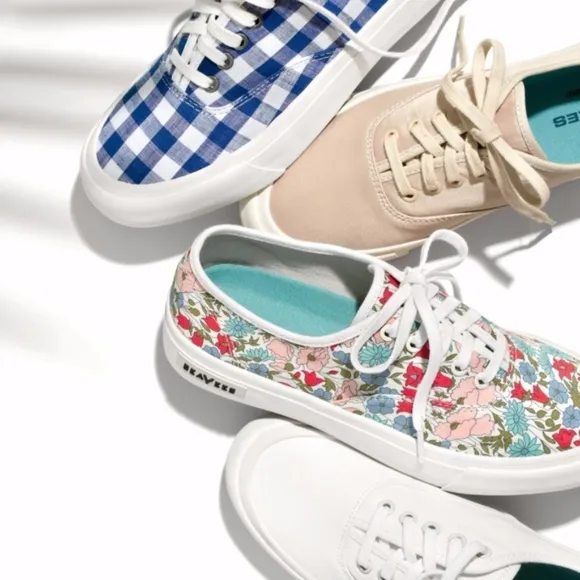 SeaVees® for J.Crew legend sneakers in gingham