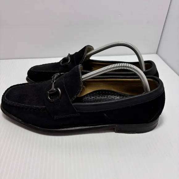 SEBAGO DOCKSIDES LOAFERS Suede Black Size 8