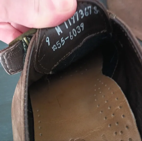 Sebago Vintage Womens Loafers 9 Brown Slip On Buckle Waterproof Leather