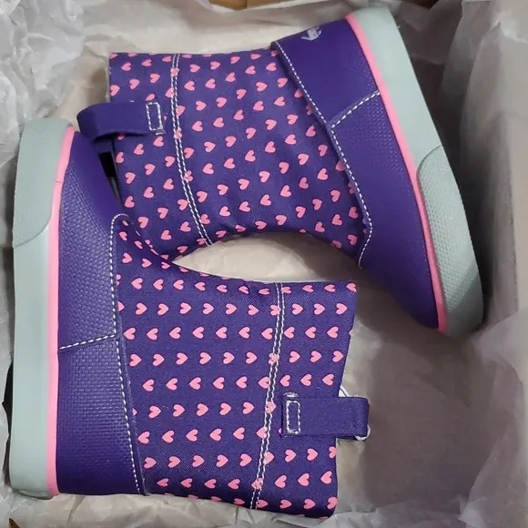 See Kai Run Basics Girl Ripley Hearts  Pull On Boots 5