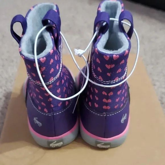 See Kai Run Basics Girl Ripley Hearts  Pull On Boots 5