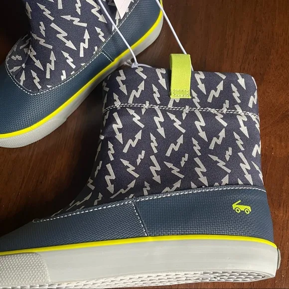 See Kai Run Basics Lightning Ripley Rain Blue Toddler Boots Size 12
