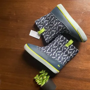 See Kai Run Basics Lightning Ripley Rain Blue Toddler Boots Size 12
