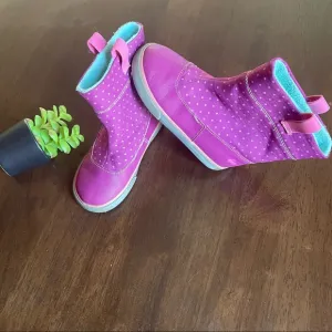 See Kai Run Basics Ripley Pink Rain Boots Size 9
