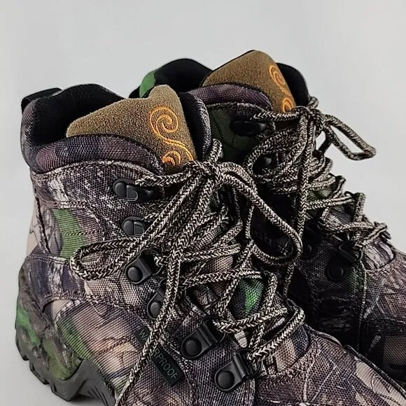SHE Women's Outdoor Kosoha Hunting Ankle Lace Up Boots Camo Black Green Size 6.5