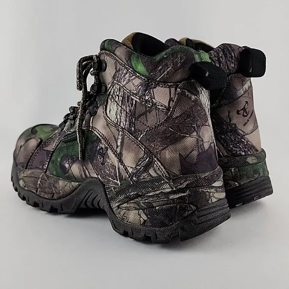 SHE Women's Outdoor Kosoha Hunting Ankle Lace Up Boots Camo Black Green Size 6.5