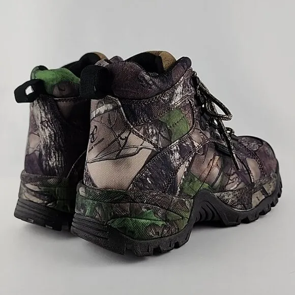 SHE Women's Outdoor Kosoha Hunting Ankle Lace Up Boots Camo Black Green Size 6.5