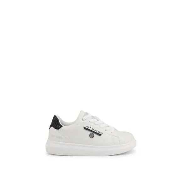 Shone Synthetic Leather Sneakers with Memory Foam Insole