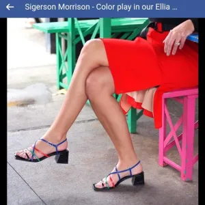 Sigerson Morrison Ellia Strappy Block Heel Sandals