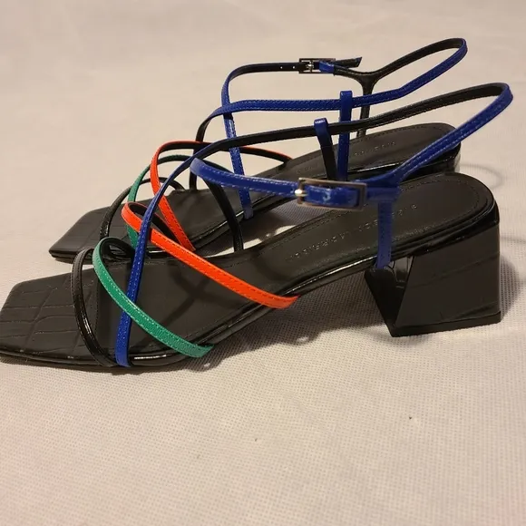 Sigerson Morrison Ellia Strappy Block Heel Sandals
