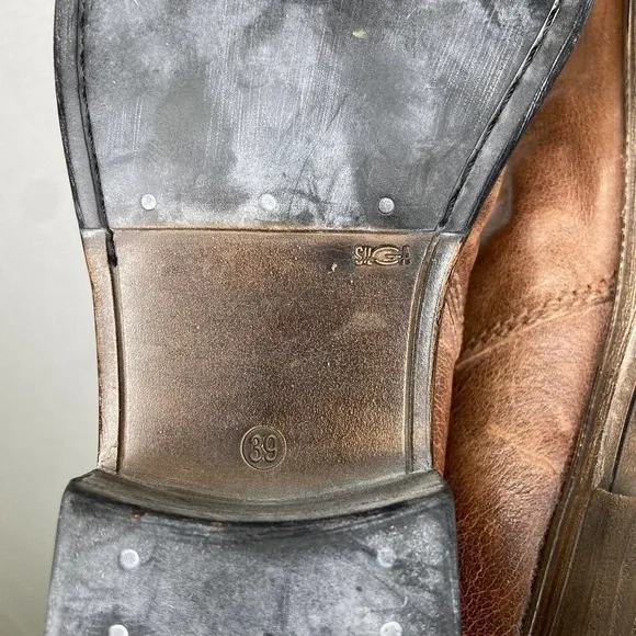 SILGA | Brown Leather Calve Boots Size 9