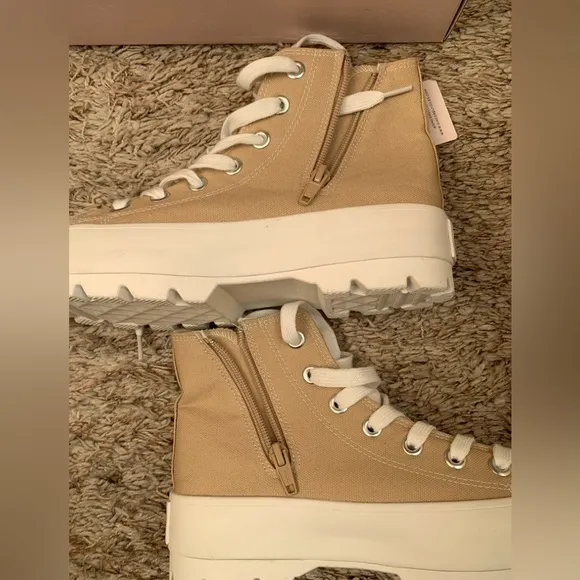 Sincerely Jules VESPA Women’s High Top Lug Sole Platform Sneakers