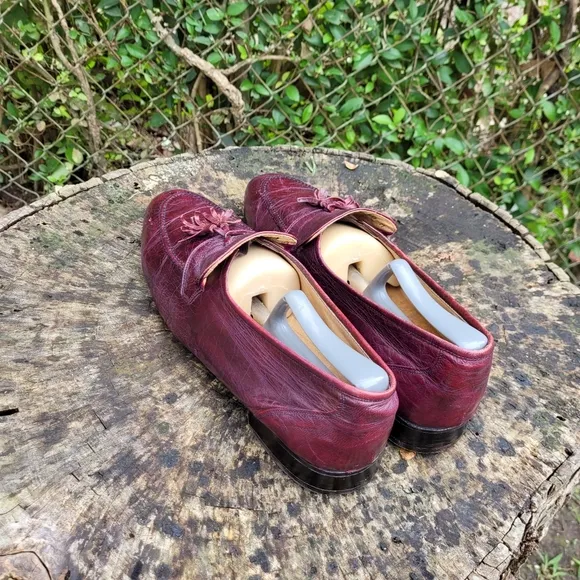 Size 10 D Pierre Cardan Vintage Tassel Loafers