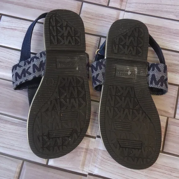SIZE 10. MICHAEL Michael Kors BENTLEY thong sandals.