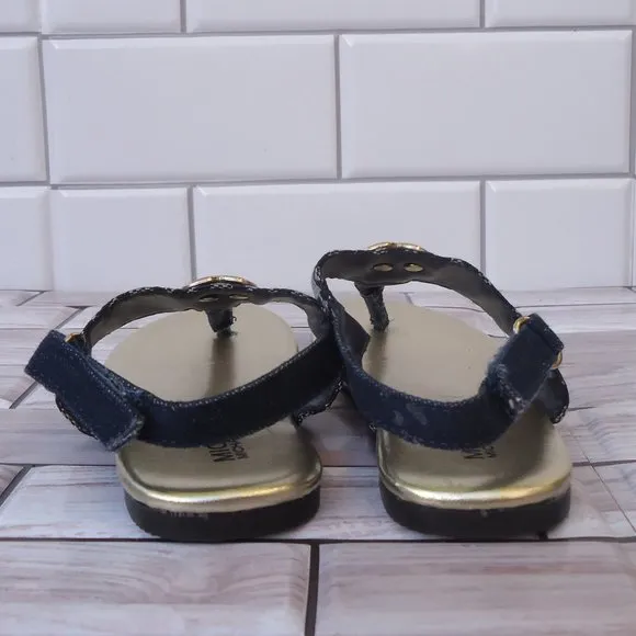 SIZE 10. MICHAEL Michael Kors BENTLEY thong sandals.
