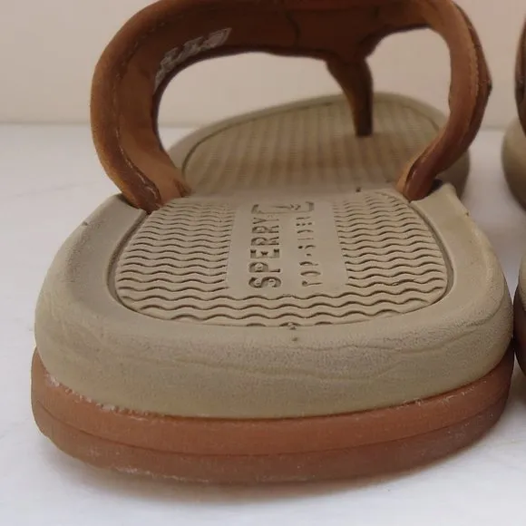 SIZE 6M. SPERRY top-sider boy’s leather sandals.