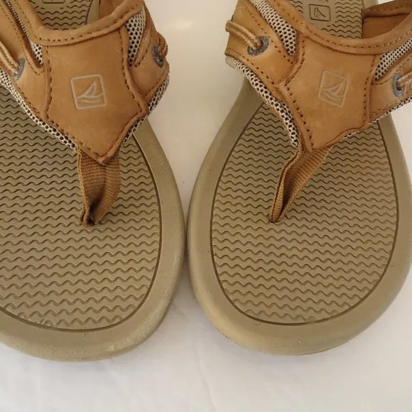 SIZE 6M. SPERRY top-sider boy’s leather sandals.