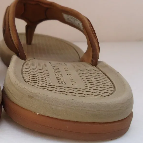 SIZE 6M. SPERRY top-sider boy’s leather sandals.