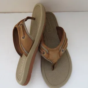 SIZE 6M. SPERRY top-sider boy’s leather sandals.