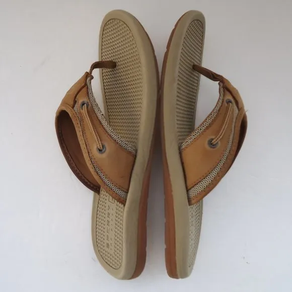 SIZE 6M. SPERRY top-sider boy’s leather sandals.