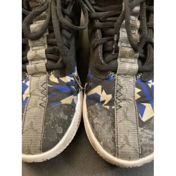 SIZE 9 JORDAN REACT ELEVATION CK6618-004 Black‎ Racer Blue White Ice Tennis Shoe