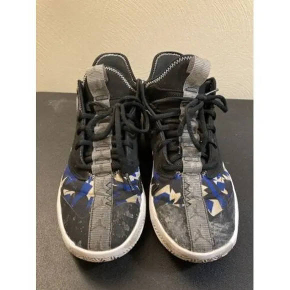 SIZE 9 JORDAN REACT ELEVATION CK6618-004 Black‎ Racer Blue White Ice Tennis Shoe