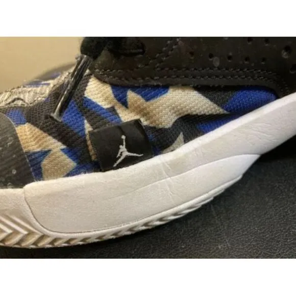 SIZE 9 JORDAN REACT ELEVATION CK6618-004 Black‎ Racer Blue White Ice Tennis Shoe