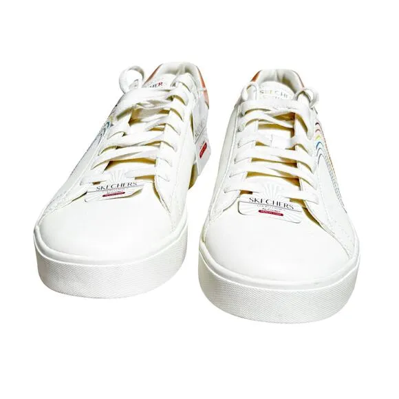 Skechers Court Classics Eden LX Sneakers-Lined Up Rainbow Stitch, NWT | 10
